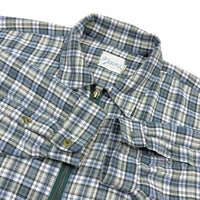 90s Plaid Zip - L/XL
