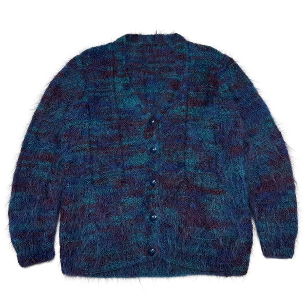 80s Mohair Cardigan - L