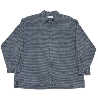 90s Plaid Zip - L/XL