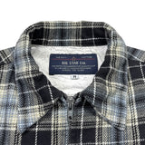 90s Plaid Zip - M/L