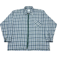 90s Plaid Zip - L/XL
