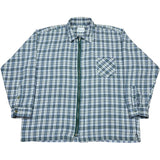 90s Plaid Zip - L/XL