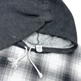 90s Plaid Hoodie - L/XL