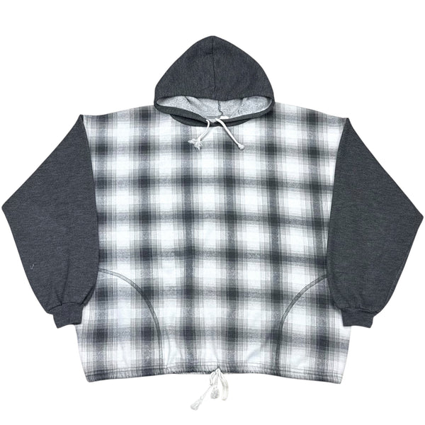 90s Plaid Hoodie - L/XL