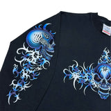 90s Tribal Skulls - L