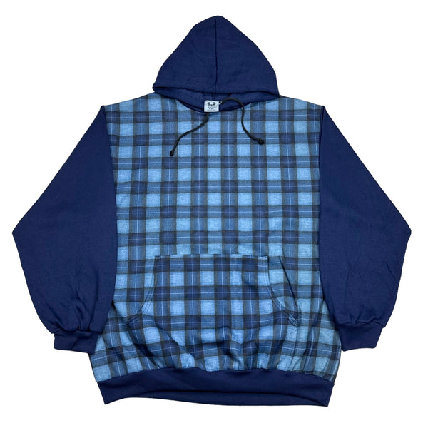 90s Plaid Hoodie - XXL